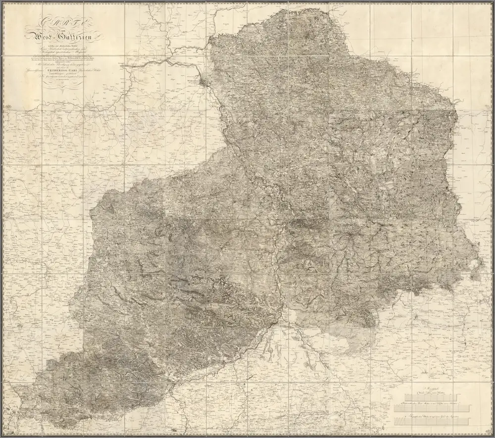 Composite: Carte von West-Gallizien 1808