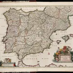 Hispaniae et Portugalliae Regna / per Nicolaum Visscher