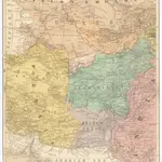 Stanford's shilling map of Afganistan & adjoining contries