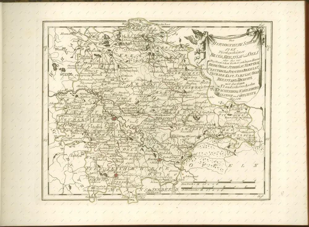 mapa z atlasu "Schauplatz der fünf Theile der Welt :"