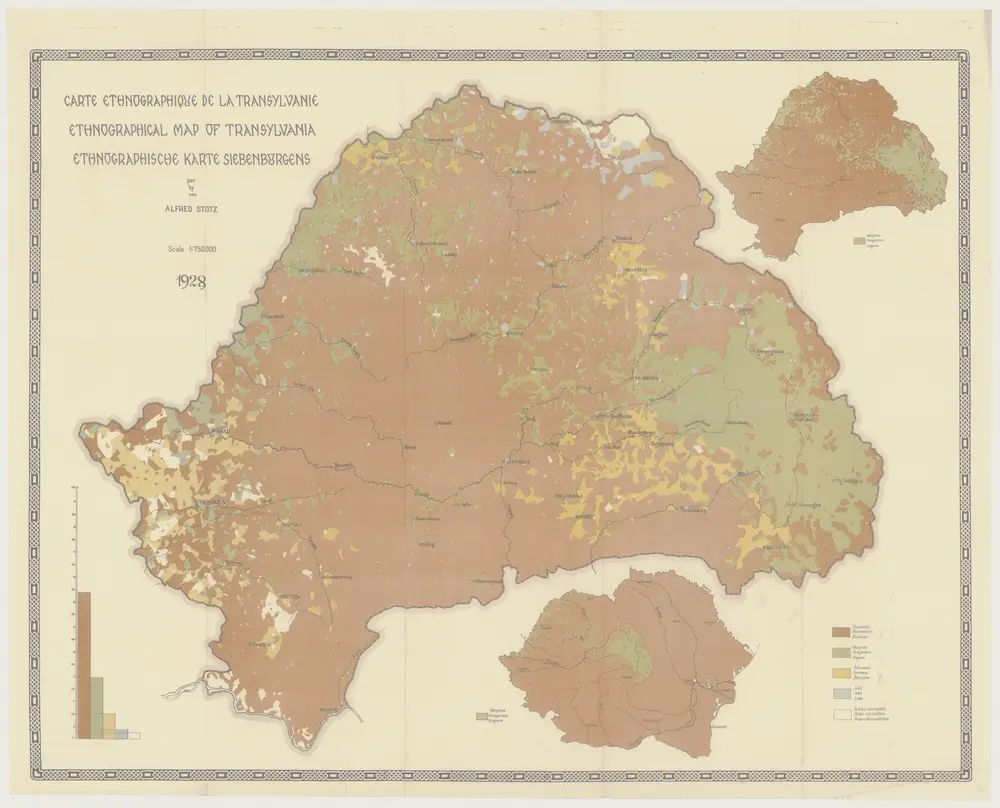 Carte ethnographique de la Transylvanie