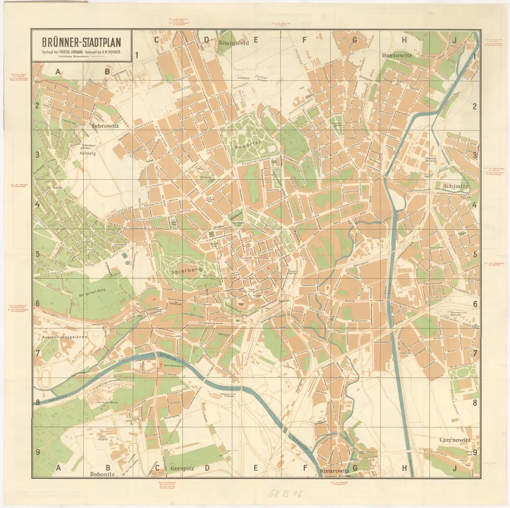 Brünner-Stadtplan