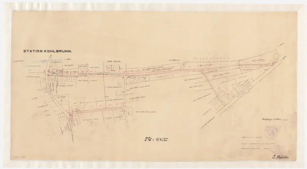 Zell: Strasse von der Station Kollbrunn bis zur Einmündung der Strasse von Sennhof nach Rikon; Situationsplan