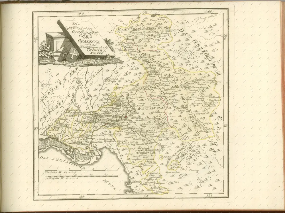 mapa z atlasu "Schauplatz der fünf Theile der Welt :"