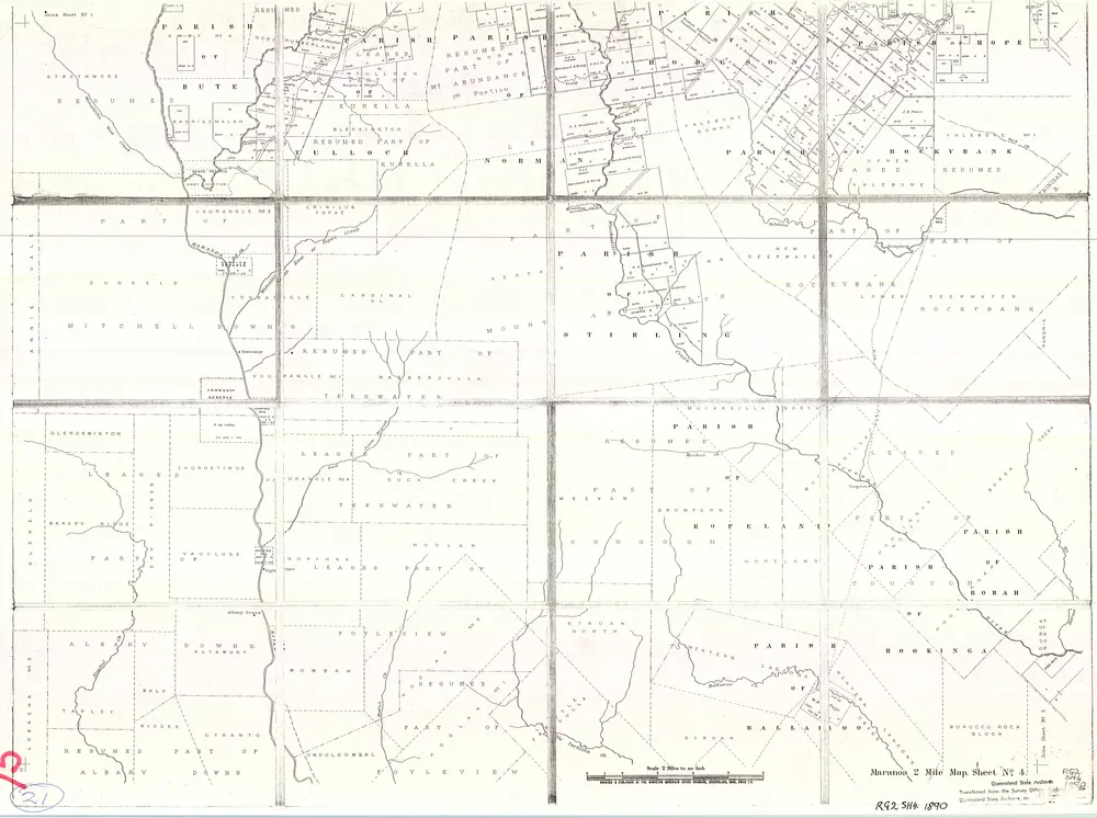 Maranoa 2 Mile map RG2 series sheet 4