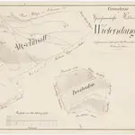 Wiesendangen, Oberwinterthur: Gemeinde- und Genossenschaftswaldungen: Wiesendangen: Genossenschaftswaldungen Altschmatt, Breitenloo; Grundrisse