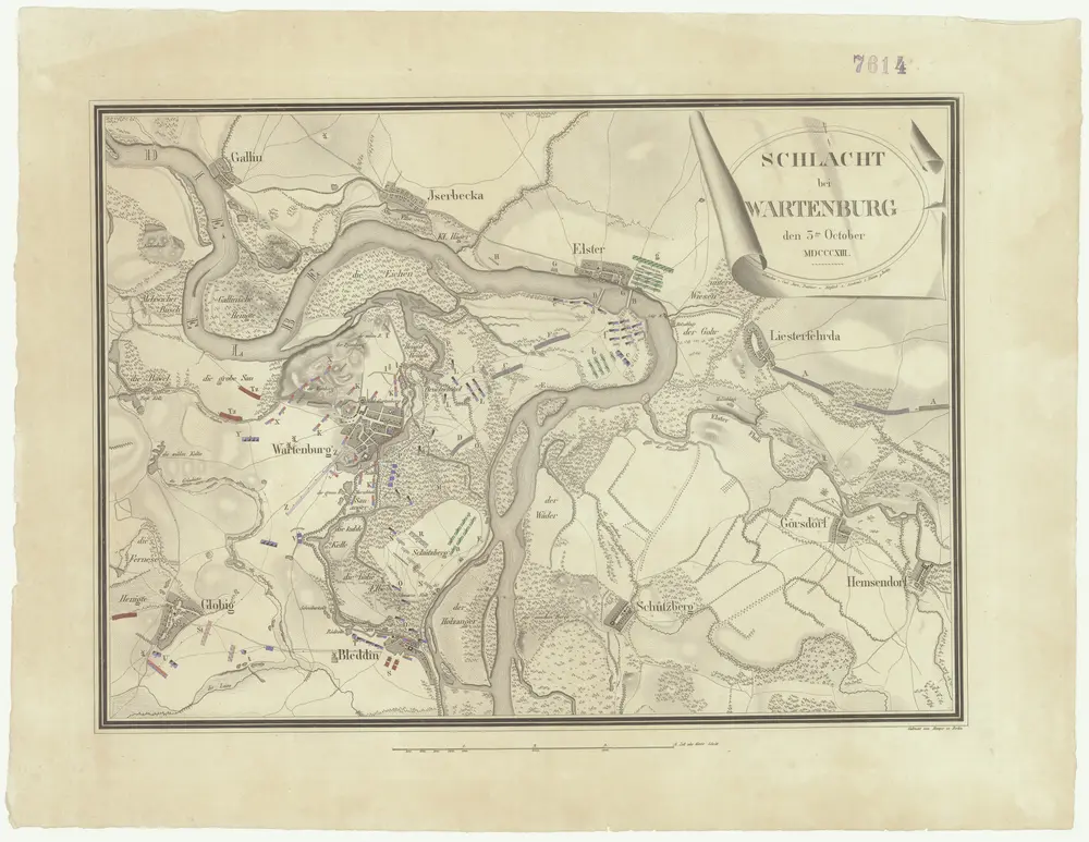 Schlacht bei Wartenburg den 3ten October 1813