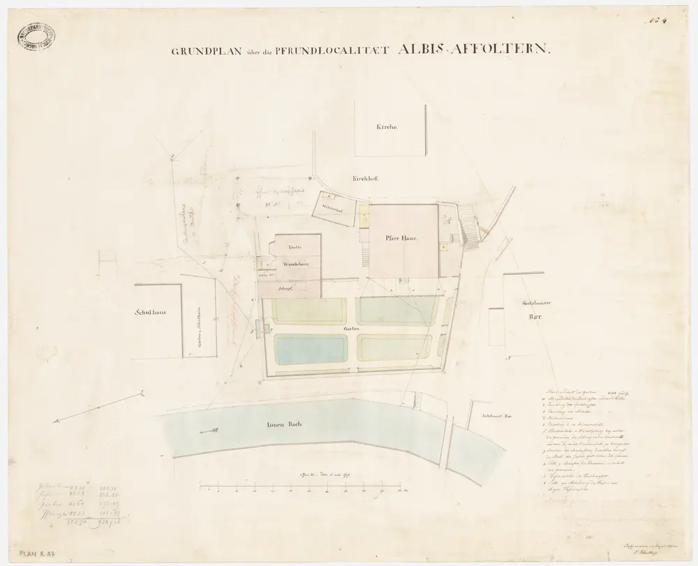 Affoltern am Albis: Pfrundlokalität; Grundriss (Nr. 4)