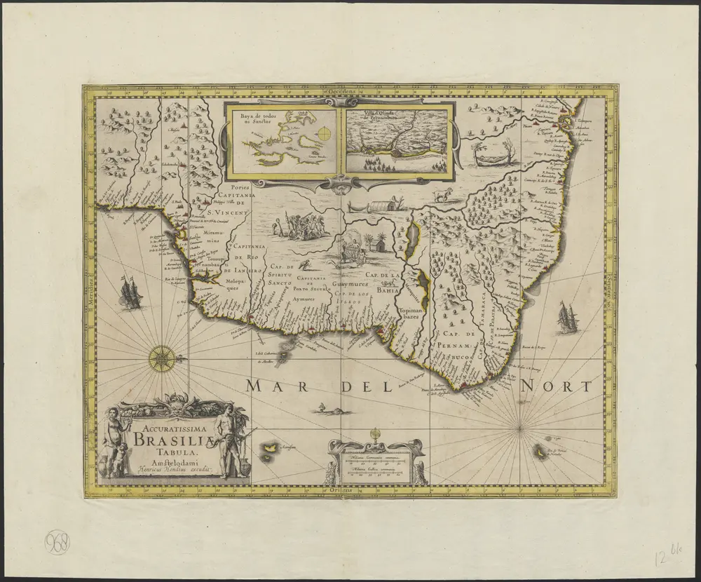 Accuratissima Brasiliae tabula