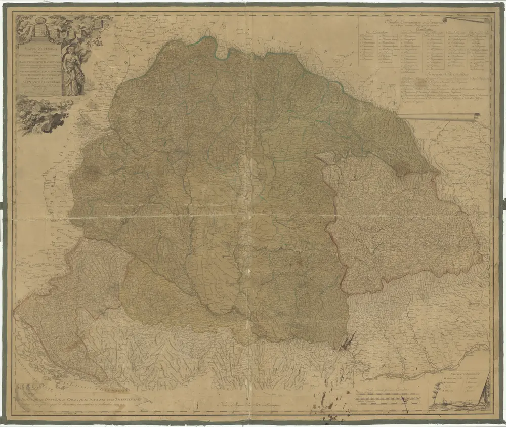 Mappa novissima regnorum Hungariae, Croatiae, Sclavoniae nec non magni principatus Transylvaniae