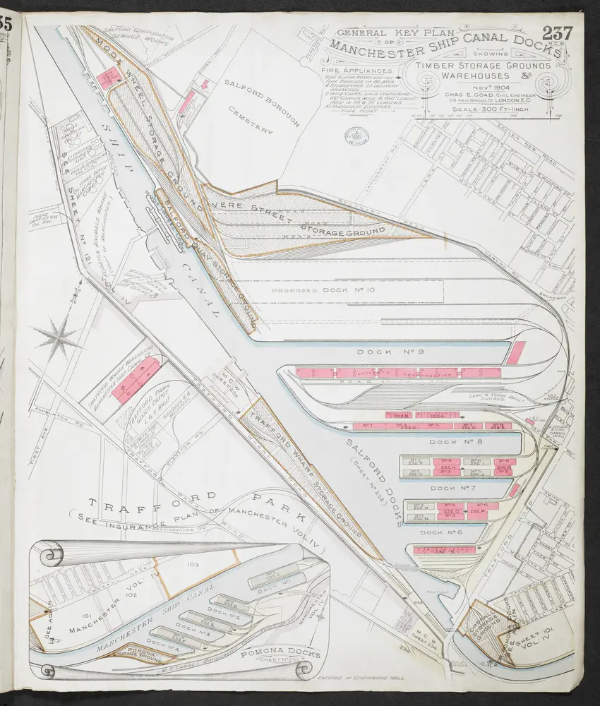 Manchester Ship Canal Dock: General Key Plan