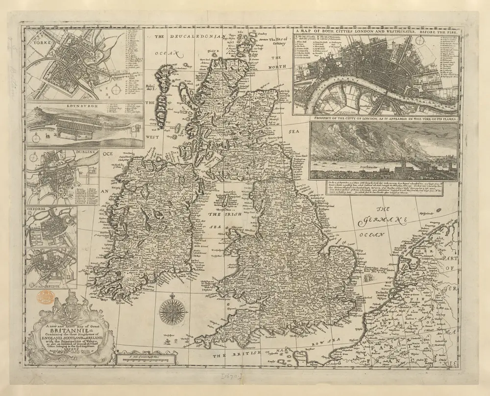 A new and Exact Map of Great Britannie ;