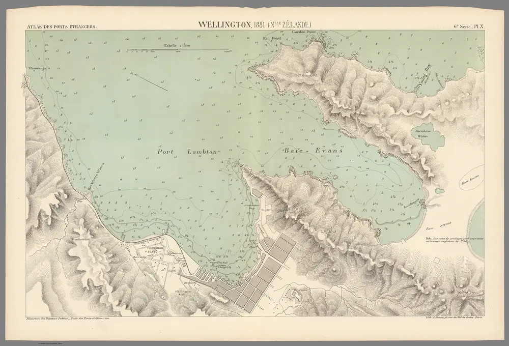 Wellington, 1881 (Nelle Zélande).