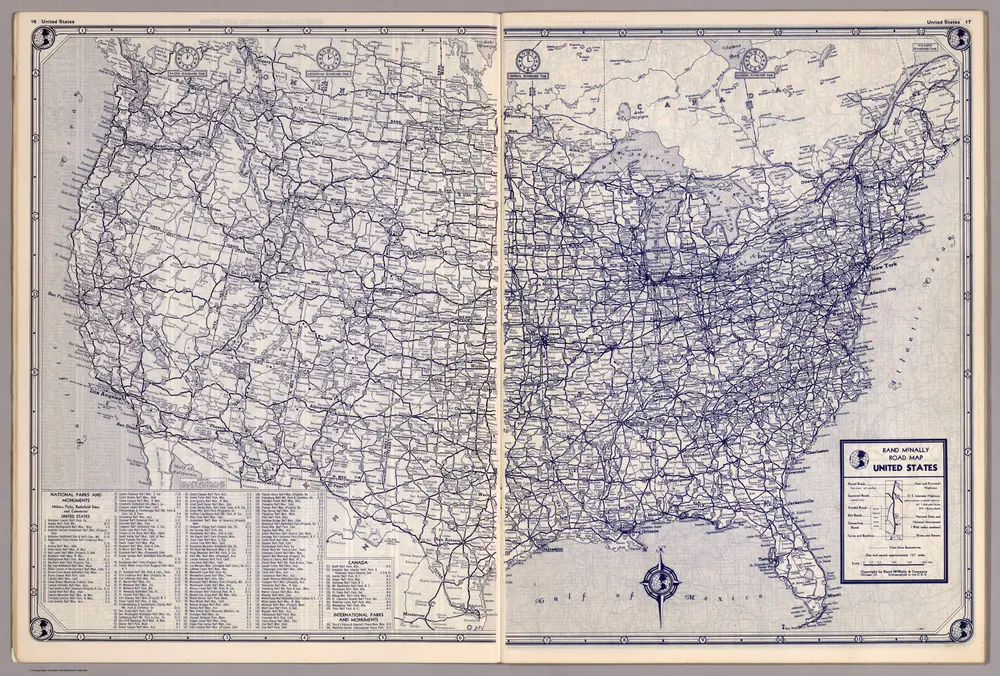 Rand McNally Road map: United States