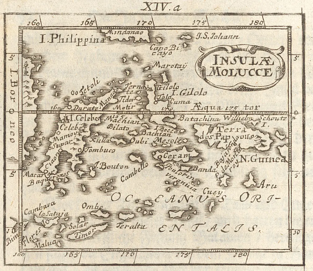 Insulae Molucce [Karte], in: Neu-aussgefertigter Kleiner Atlas, In Zweyen Theilen, S. 107.