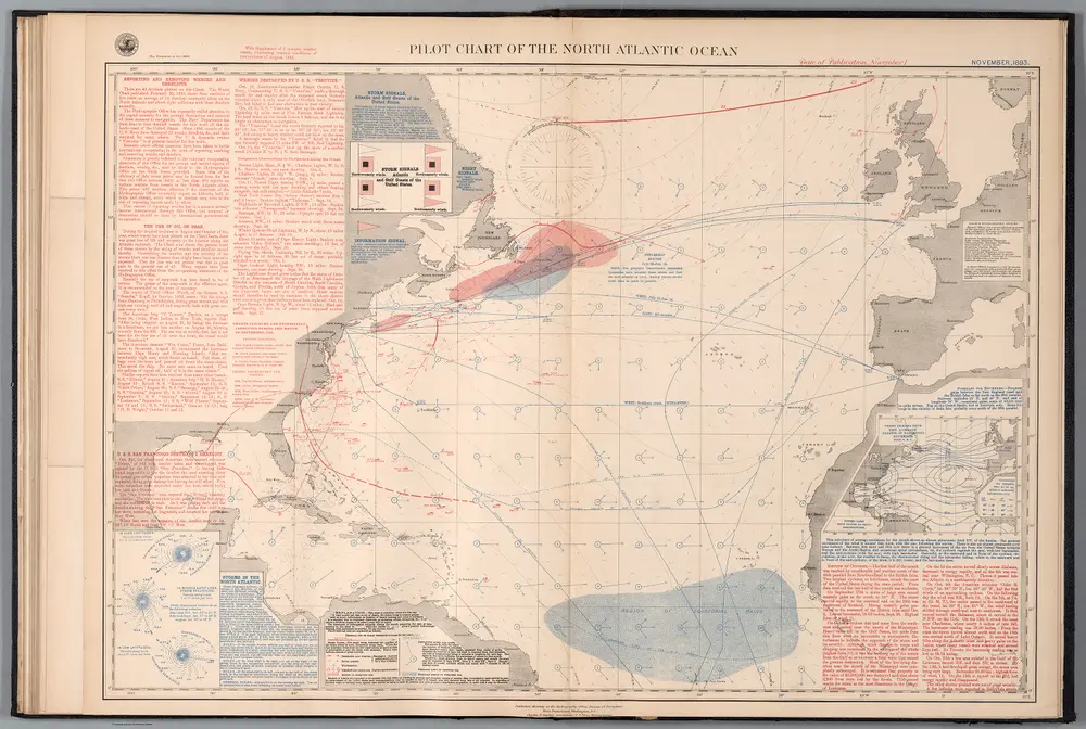 Pilot chart of the North Atlantic Ocean : November, 1893.