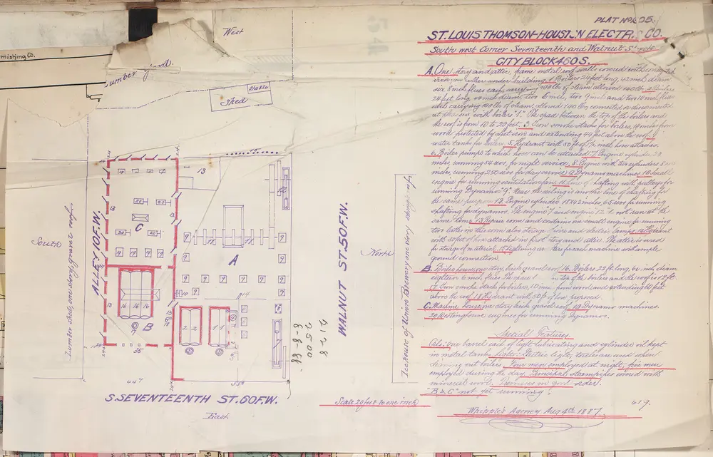 A. Whipple & Co.'s insurance map of St. Louis, Mo