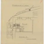 Lindau: Pfarrhaus, Küche mit Abwasserkanal; Grundriss (Nr. 7)