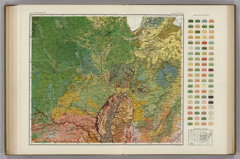 Soil Map of the United States, Section 7.  Atlas of American Agriculture.