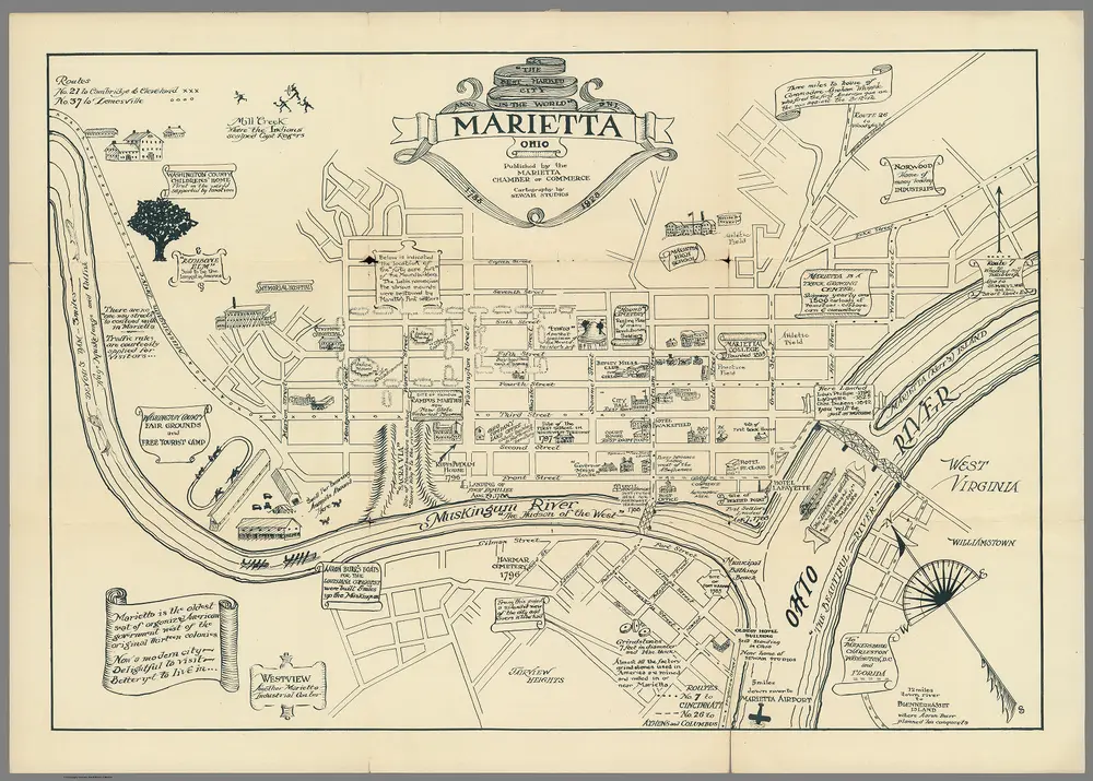 The best marked city in the world : Marietta, Ohio