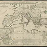 CARTE POUR SERVIR A LA LECTURE DE L'HISTOIRE ANCIENNE DES EGYPTIENS, DES CARTHAGINOIS, DES ASSYRIENS, DES BABYLONIENS, DES MEDES, DES PERSES, DES MACEDONIENS, DES GRECS