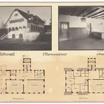 Schulhäuser des Kantons Zürich: Rifferswil, Schulhaus; Grundrisse und Fotos des Gebäudes