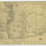 Map of Public Surveys in the Territory of Washington For the Report of Surv. Genl. 1865