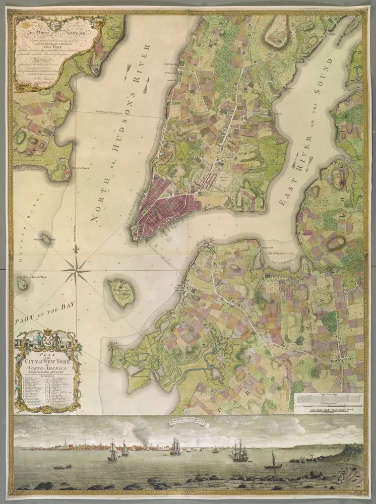 PLAN of the CITY of NEW YORK, in North America