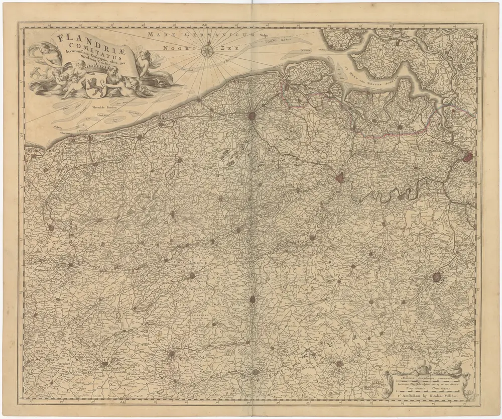 FLANDRIAE COMITATUS Accuratissima Descriptio