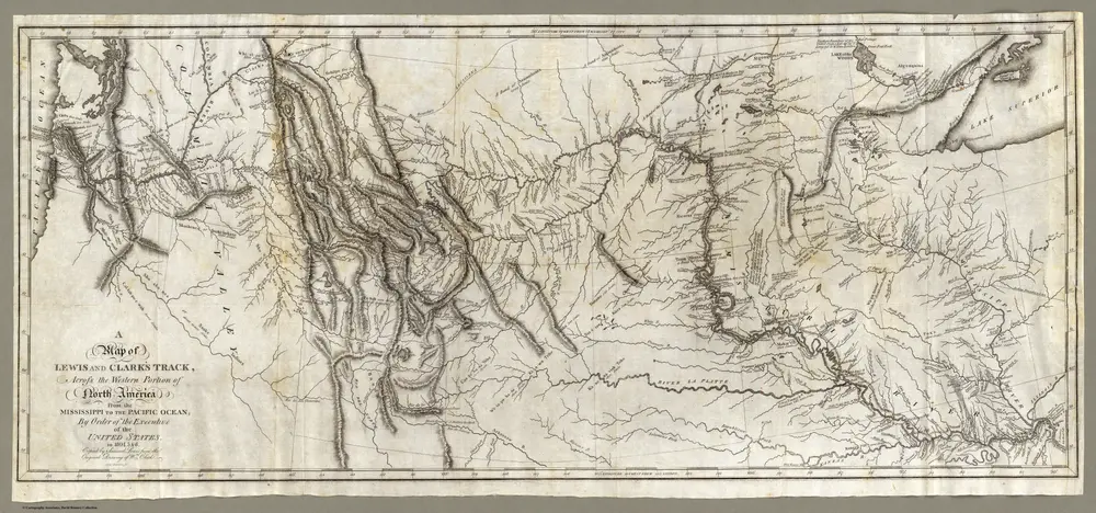 Map of Lewis and Clark's Track, Across the Western Portion of North America .