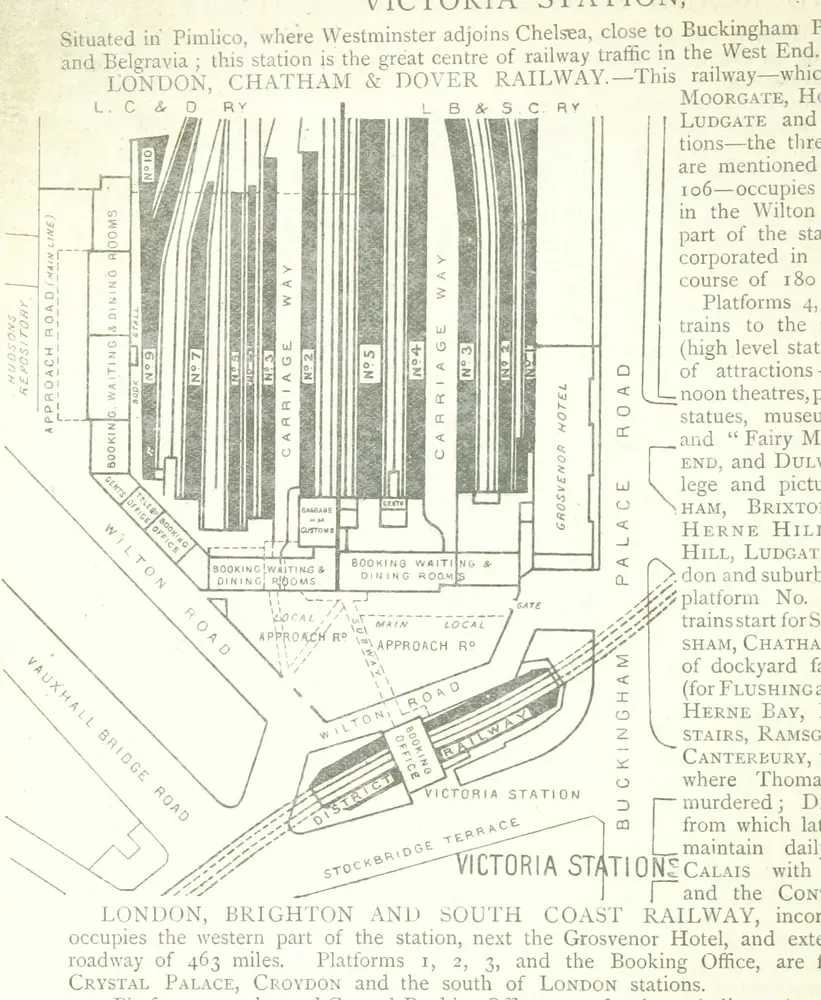 The District Railway Guide to London, with coloured maps, plans, etc