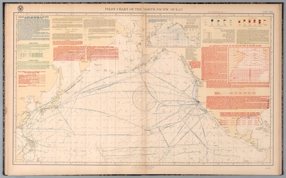 Pilot chart of the North Pacific Ocean : June, 1898.