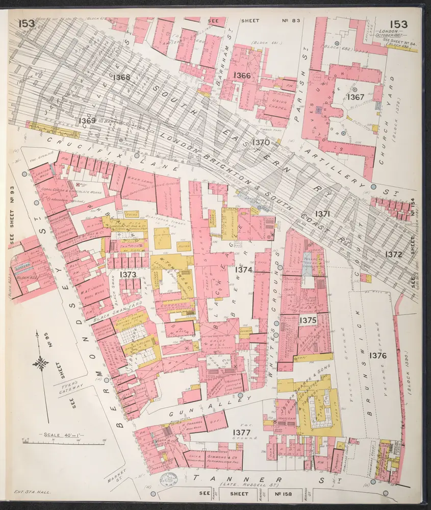 Insurance Plan of London Vol. VII: sheet 153