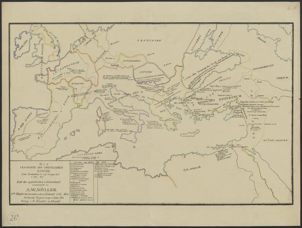 [Hierographie, oder topographisch-synchronistische Darstellung der Geschichte der christlichen Kirche] : V. Von Constantin bis auf Gregor d. G. J. 325-604