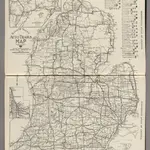 AutoTrails Map, Southern Peninsula of Michigan, Northern Indiana, Northwestern Ohio.