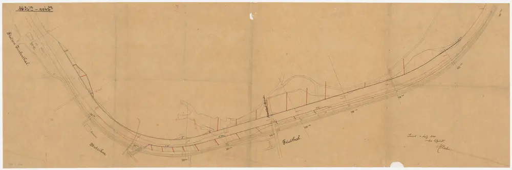 Wildberg, Turbenthal: Töss von der Station in Turbenthal bis unterhalb Friedthal; Situationsplan (Töss-No. 68)