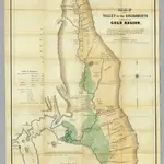 Map of the Valley of the Sacramento including the Gold Region.