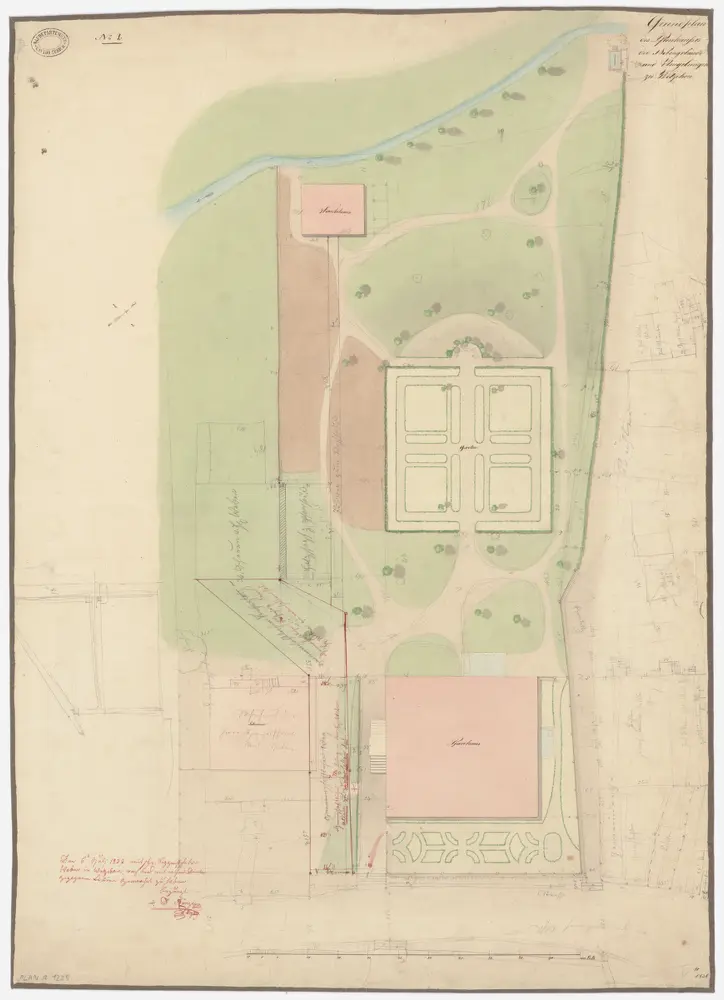 Wetzikon: Pfarrhaus und Umgebung; Grundriss (Nr. 9)