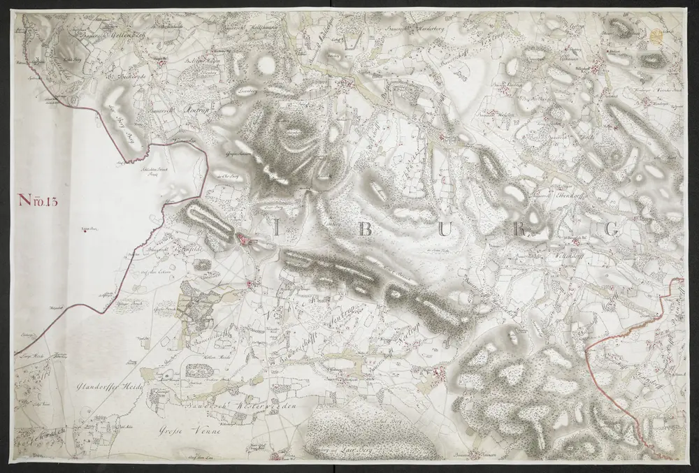 Specielle Carte des HOCHSTIFFTS OSNABRUCK in XIX Planchen