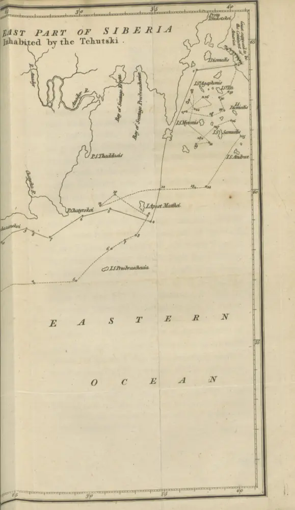 [Supplement to the Russian Discoveries. (A Comparative View of the Russian Discoveries with those made by Captains Cook and Clerke; and a sketch of what remains to be ascertained by future navigators.)]