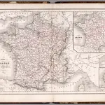 Carte de la France Divisee en 86 Departements ... 1846.