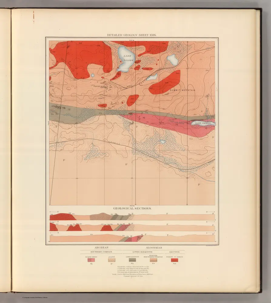 Detailed Geology Sheet XXIX.