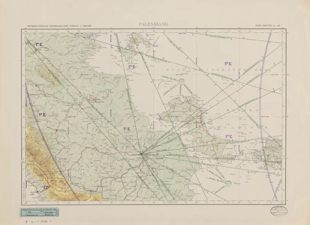 Palembang / samengesteld en gedrukt bij den Topografischen Dienst