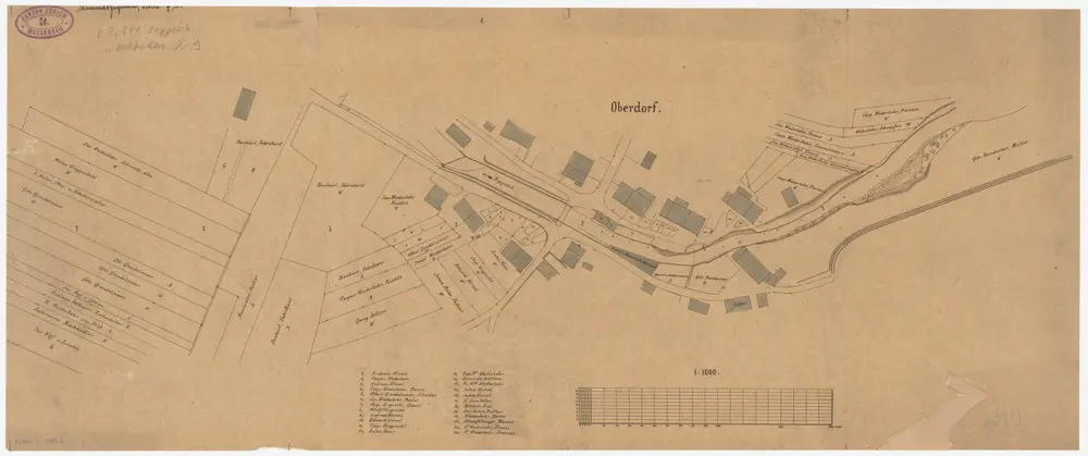 Dietikon: Reppisch von Oberdorf bis zur Eisenbahnbrücke: Situationsplan (Blatt 3)