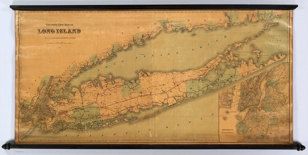 Colton's New Map Of Long Island.