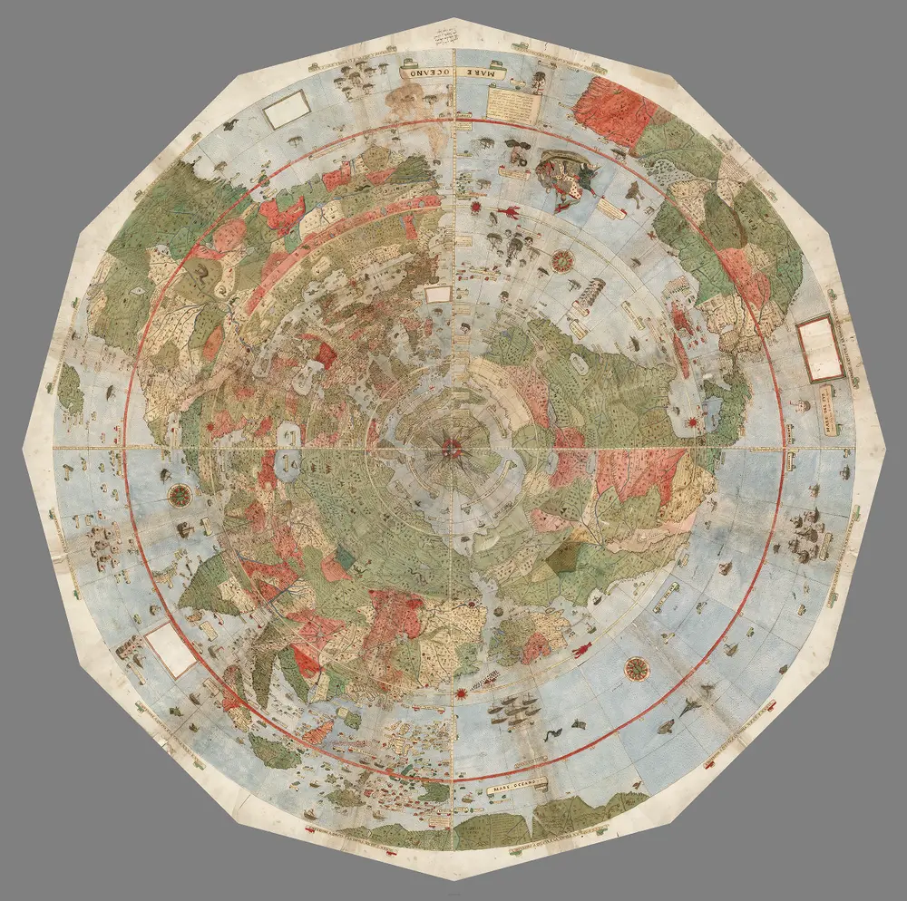 Composite: Tavola 1-24. (Map of the World) (Rotated 180 degrees)