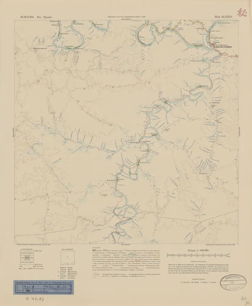 [Moearatembesi] / opgenomen door den Topografischen Dienst in 1933