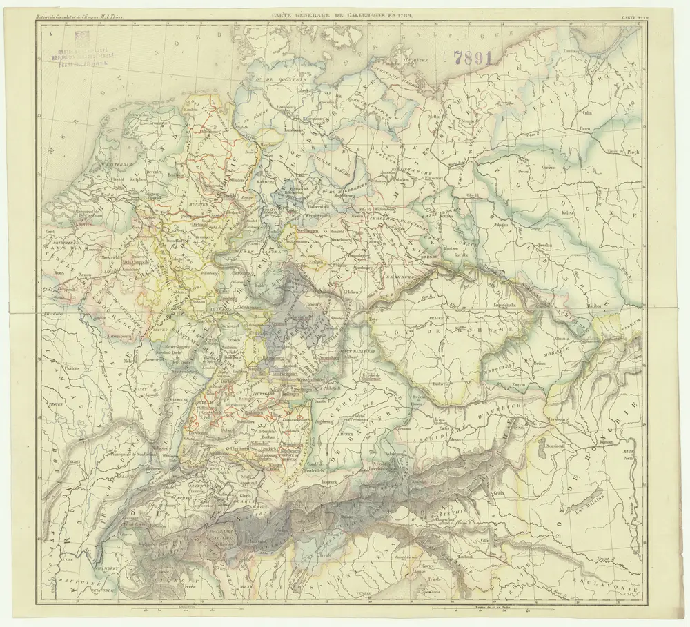 Carte générale de l'Allemagne en 1789