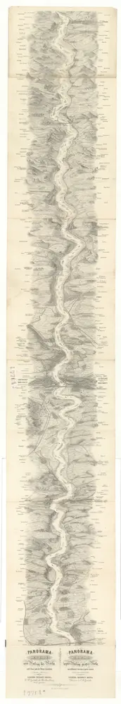 Panorama der Elbe von Aussig bei Riesa