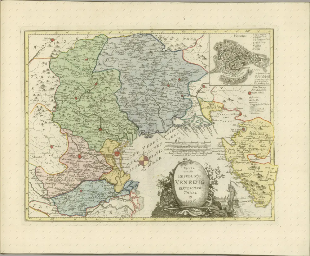 mapa z atlasu "Atlas von Italien"